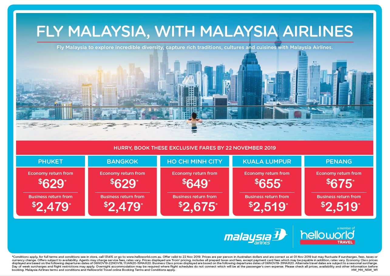 Malaysia Airlines Asia Sale Flyer