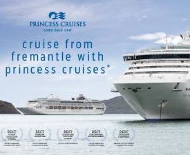 Cruise from Fremantle with Princess Cruises