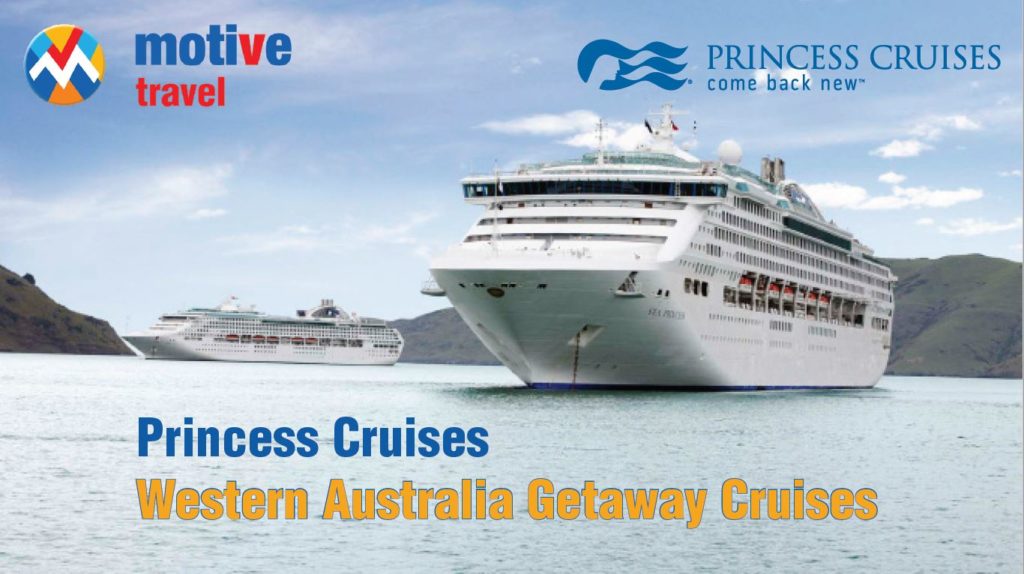 Princess Cruises Western Australia Getaway cruise promo image