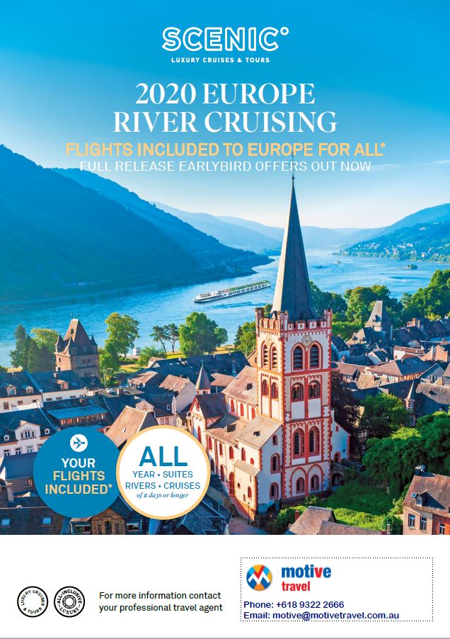 Scenic 2020 Europe River Cruising Flyer