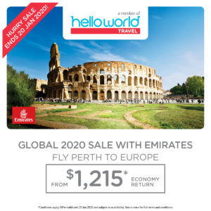Helloworld Emirates Global 2020 Sale