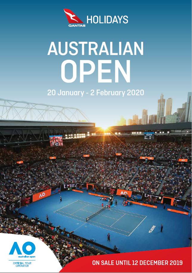 Helloworld Qantas Holidays Australian Open packages