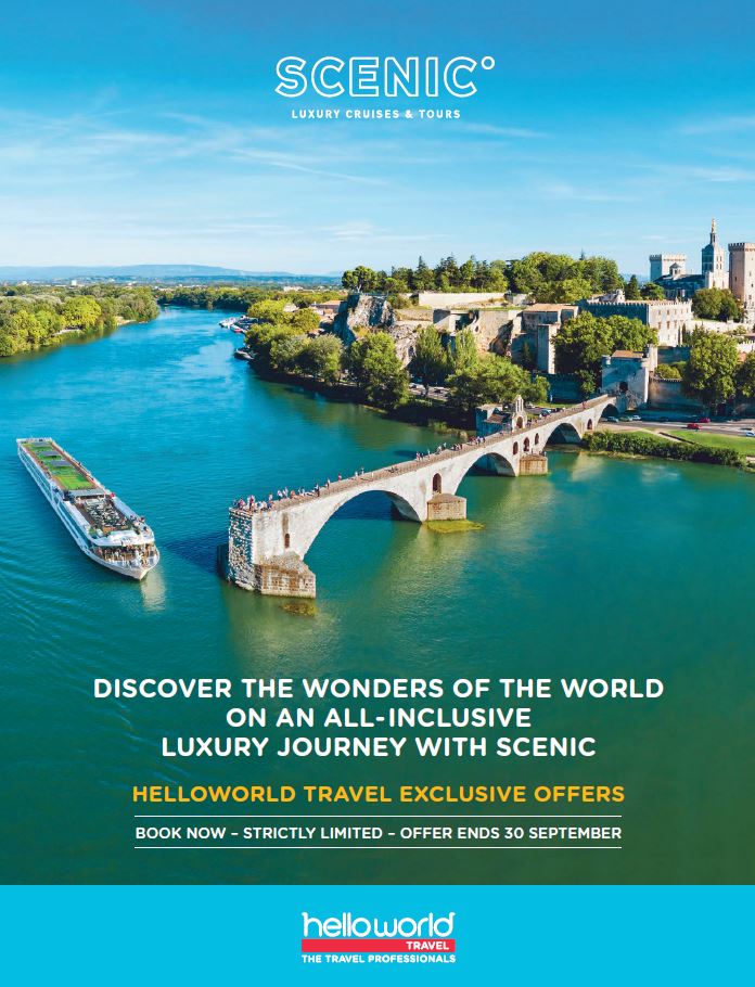 Helloworld Travel Scenic Luxury Cruises brochure