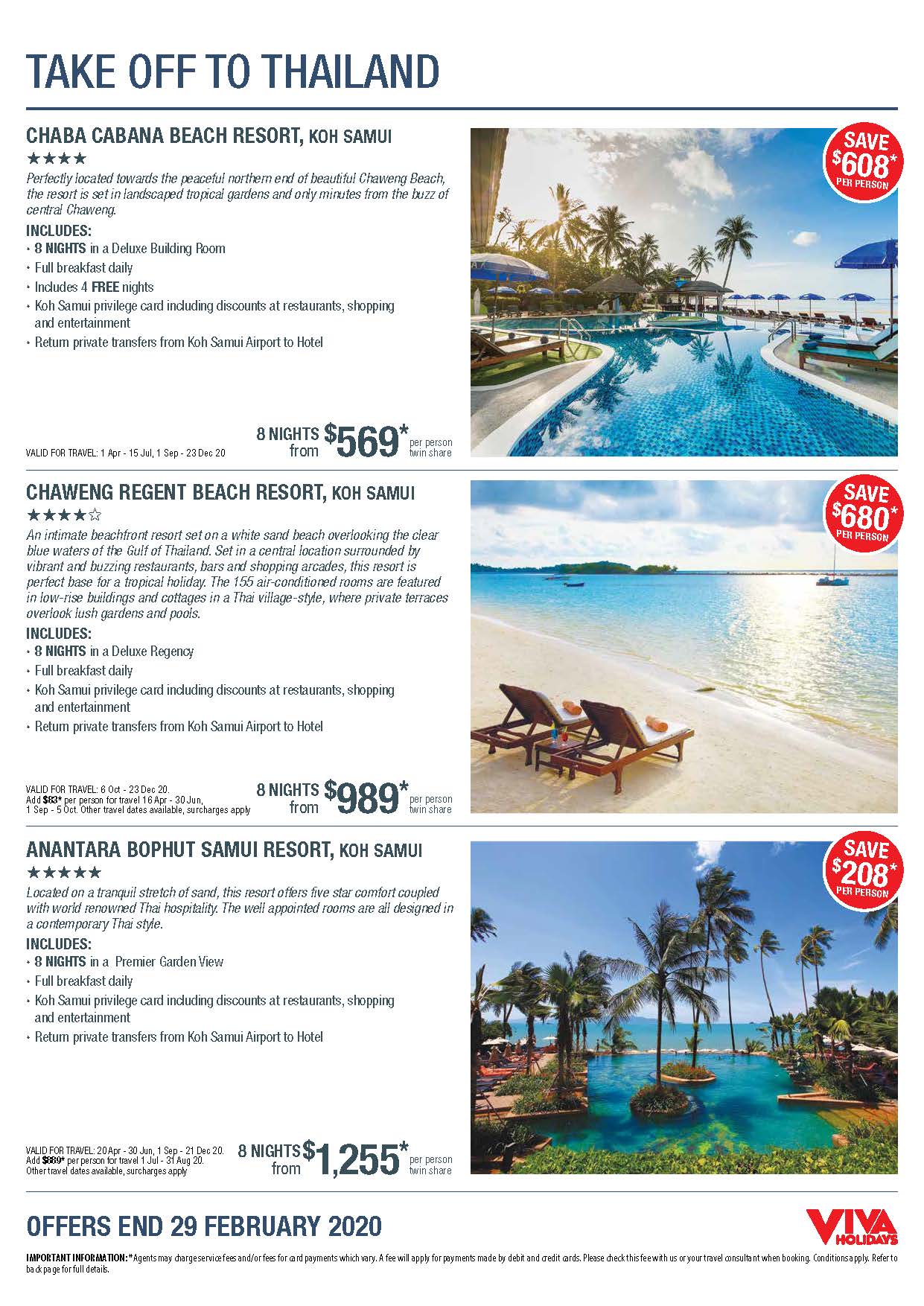 Viva Holidays Take off to Thailand Flyer Page 3