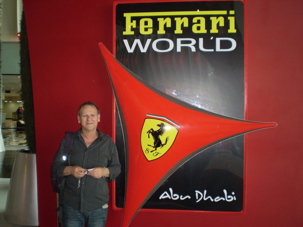 Hi Gary! Ferrari World, Abu Dhabi