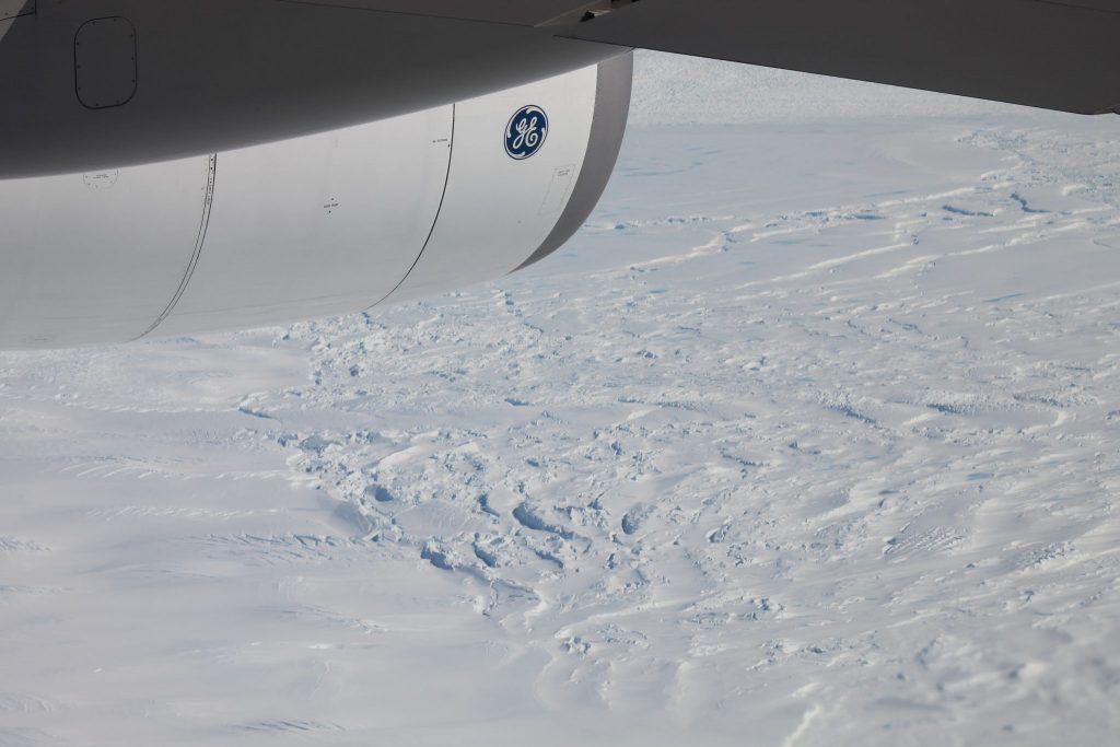 Gary's Antarctica Flight Photo