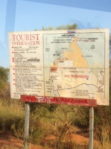 Dampier Peninsula Tourist Information Sign, Western Australia